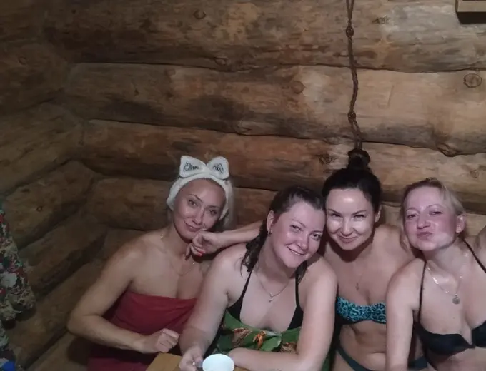 Русская баня на дровах